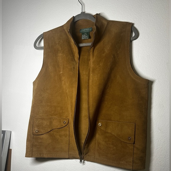Ralph Lauren π Brown Velvety Vest π€ size medium - Picture 3 of 5